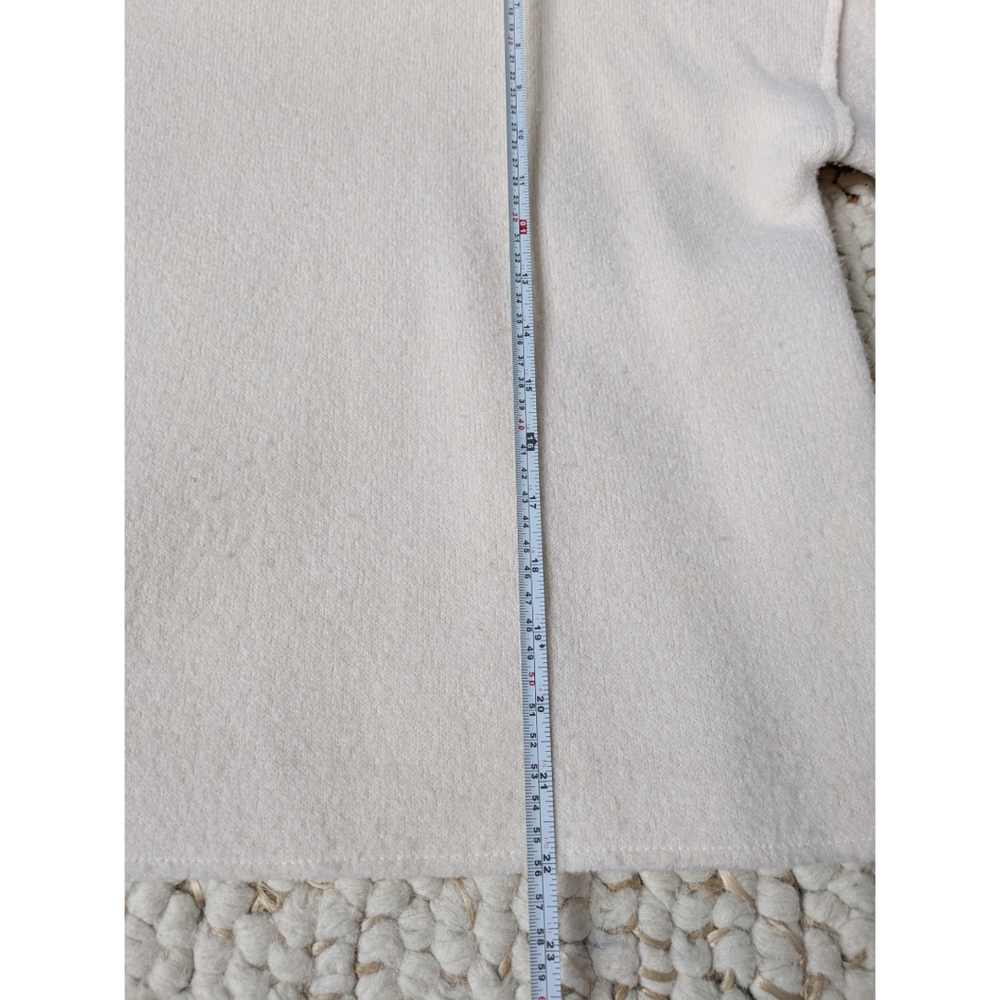 Alice + Olivia Wool Cropped Scooped Neck Three-quarter Sleeve Sweater Size M - Picture 13 of 14